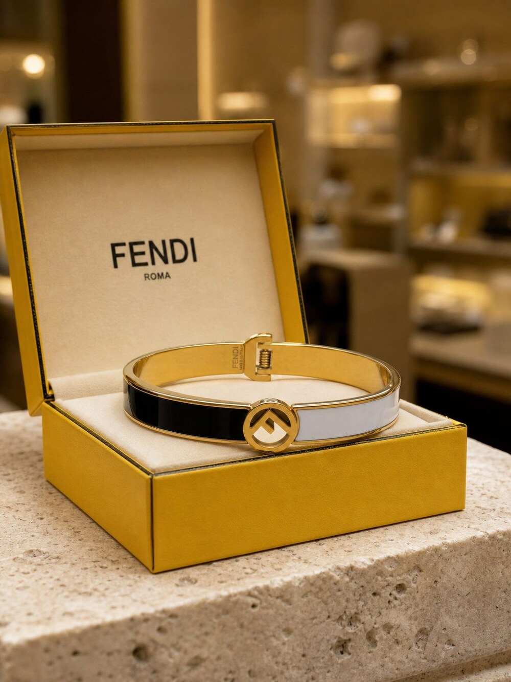 Fendi Modern Designer Bracelet Style 10 | New with Box - Picture 7 of 9